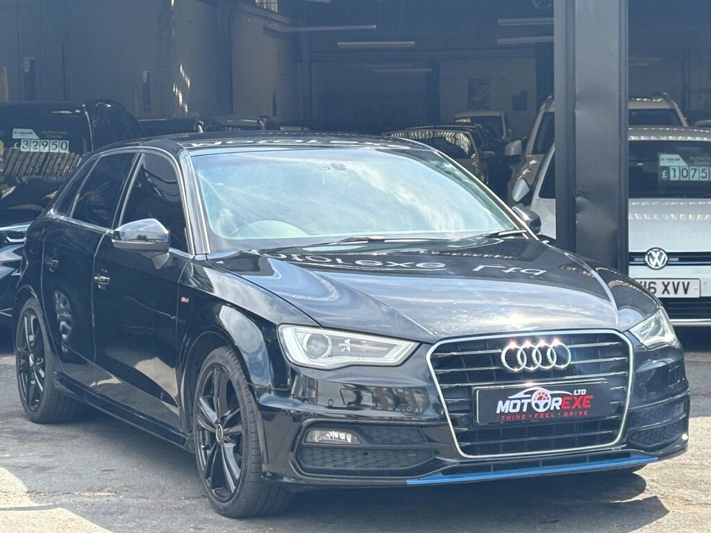 Audi A3 1.6 Tdi S Line Sportback S Tronic Euro 6 Ss Black #2