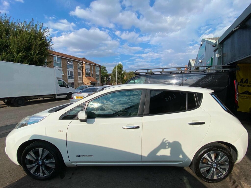 Nissan Leaf 24Kwh Tekna White #5