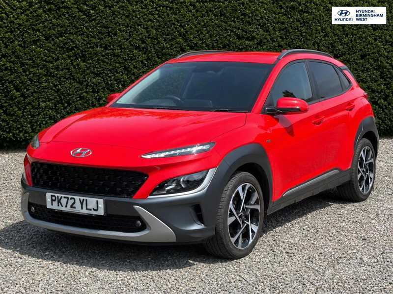 Hyundai Kona 1.0 T-gdi Mhev Premium Suv Hybrid Manua Red #3
