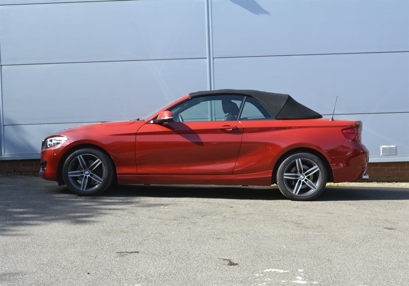 BMW 2 Series 2.0 220D Sport Convertible Euro 6 Red #4