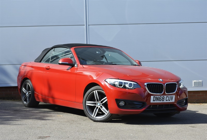 BMW 2 Series 2.0 220D Sport Convertible Euro 6 Red #2