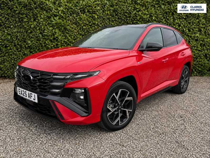 Hyundai Tucson 1.6 T-gdi N Line S Suv Hybrid Euro EA25AFJ Red #3