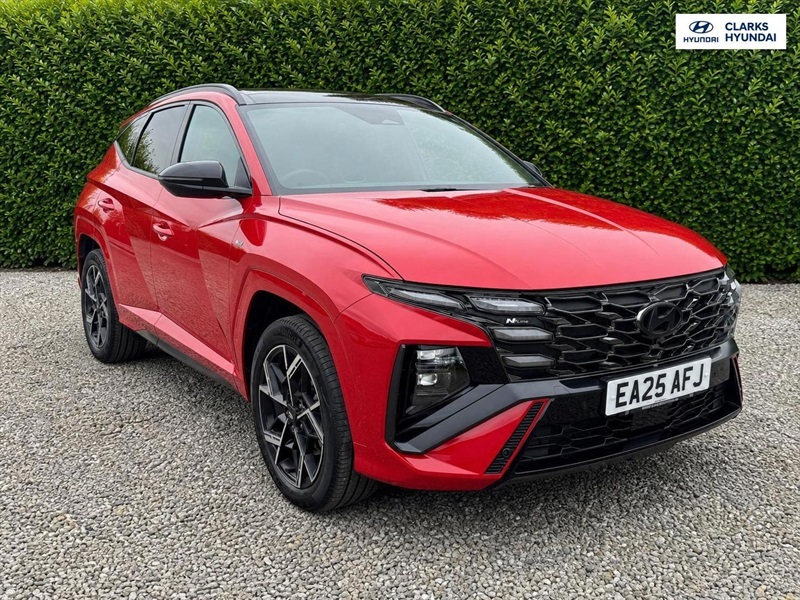 Hyundai Tucson 1.6 T-gdi N Line S Suv Hybrid Euro Red