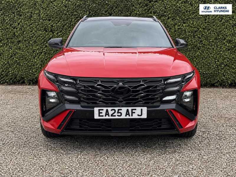 Hyundai Tucson 1.6 T-gdi N Line S Suv Hybrid Euro EA25AFJ Red #2