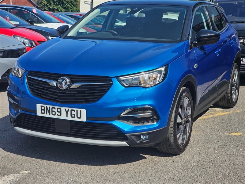 Vauxhall Grandland 1.2 Turbo Gpf Sport Nav Suv Euro BN69YGU Blue #2