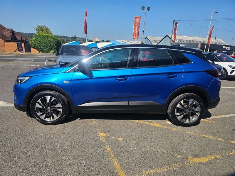 Vauxhall Grandland 1.2 Turbo Gpf Sport Nav Suv Euro BN69YGU Blue #3