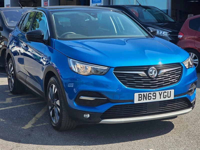 Vauxhall Grandland 1.2 Turbo Gpf Sport Nav Suv Euro BN69YGU Blue