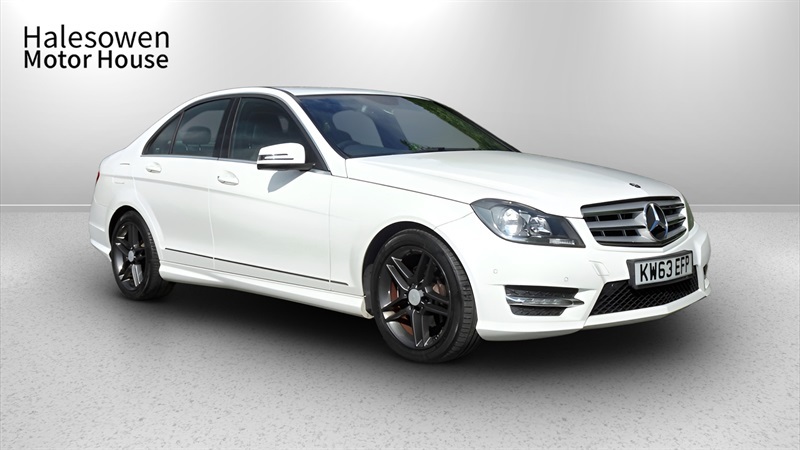 Mercedes-Benz C Class 2.1 C220 Cdi Amg Sport Saloon G-tronic White #2