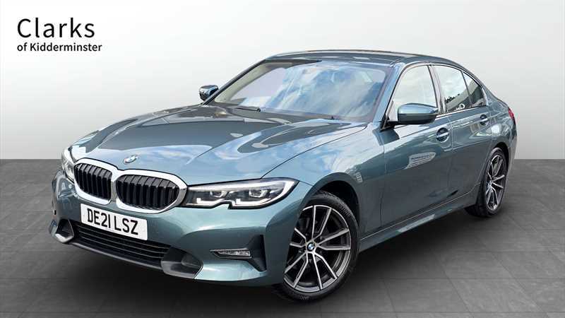 BMW 3 Series 2.0 320I Sport Saloon Euro 6 Ss DE21LSZ Blue #2