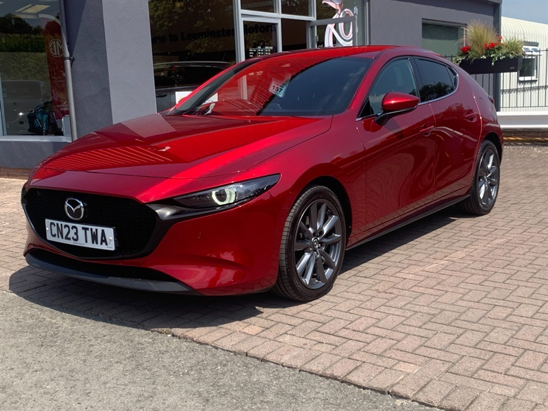 Mazda 3 2.0 E-skyactiv-g Mhev Sport Lux Hatchback Petr CN23TWA Red #3