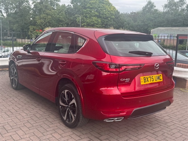 Mazda CX-60 3.3 E-skyactiv D Mhev Takumi Suv Hybrid Red #4