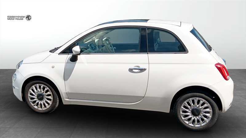 Fiat 500 1.2 Lounge Hatchback Euro 6 Ss FJ68HXY White #6