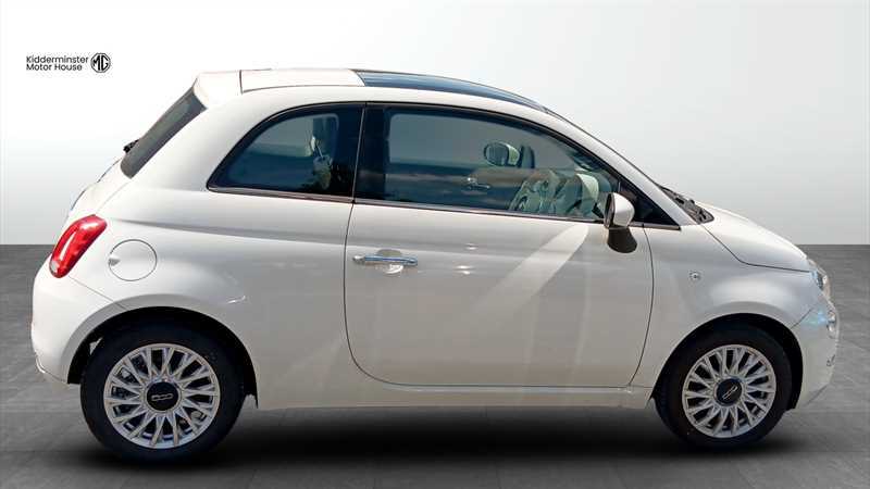 Fiat 500 1.2 Lounge Hatchback Euro 6 Ss FJ68HXY White #5