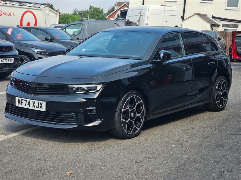 Vauxhall Astra 1.2 Turbo Ultimate Hatchback Euro MF74XJX Black #2