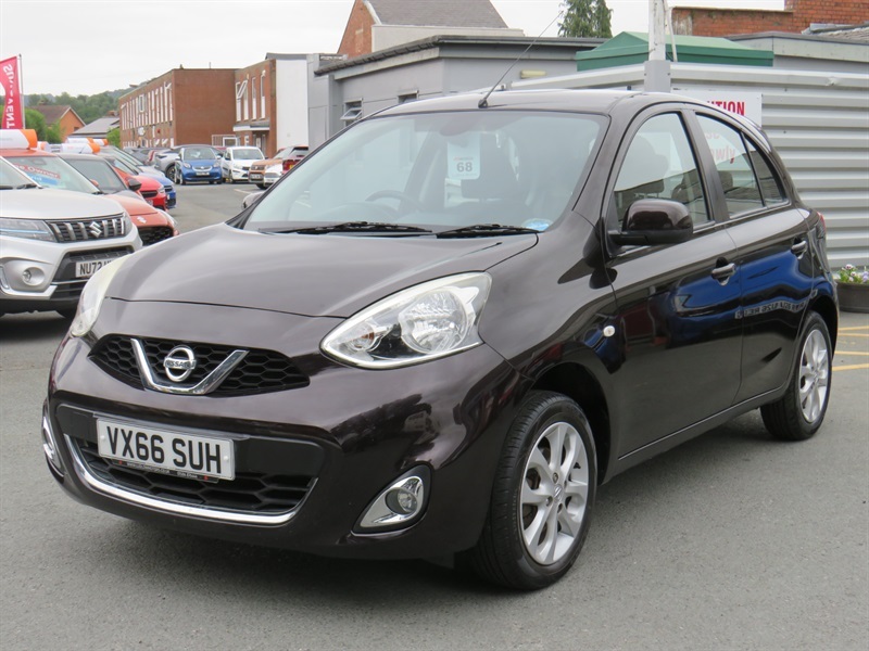 Nissan Micra 1.2 Acenta Hatchback Euro 6 80 Black #3