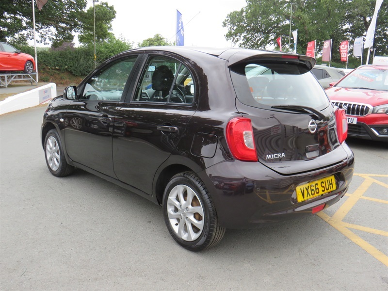 Nissan Micra 1.2 Acenta Hatchback Euro 6 80 Black #6