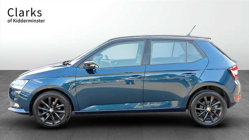 Skoda Fabia 1.0 Tsi Colour Edition Hatchback BJ21LKE Blue #5