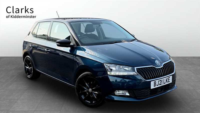 Skoda Fabia 1.0 Tsi Colour Edition Hatchback BJ21LKE Blue