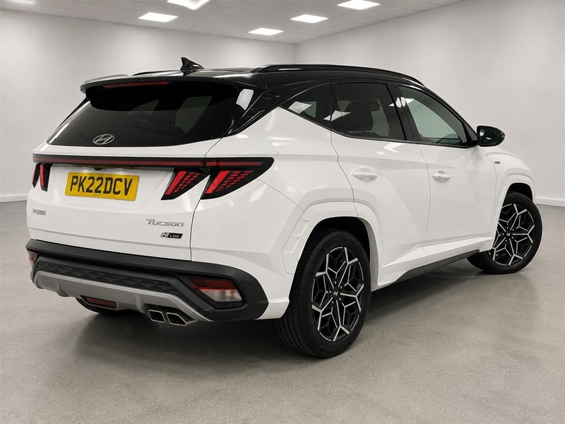 Hyundai Tucson 1.6 T-gdi Mhev N Line S Suv Hybrid Dct PK22DCV White #4