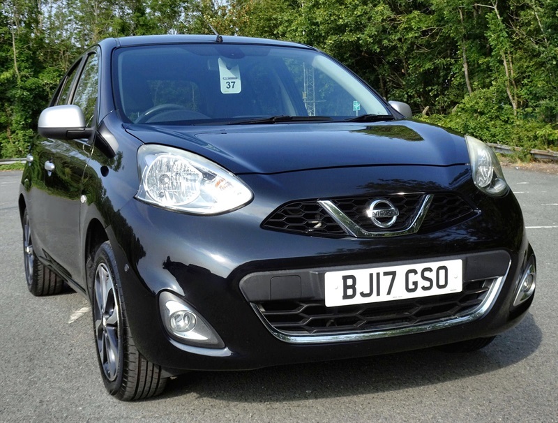 Nissan Micra 1.2 N-tec Hatchback Euro 6 80 P Black