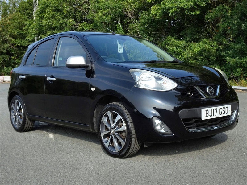 Nissan Micra 1.2 N-tec Hatchback Euro 6 80 P Black #2