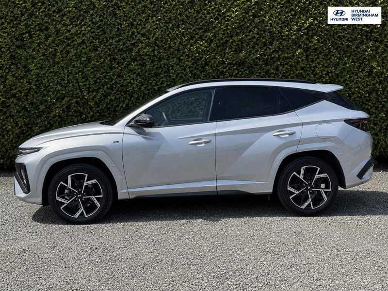 Hyundai Tucson 1.6 T-gdi N Line Suv Hybrid Euro 6 BF74AXS Silver #4