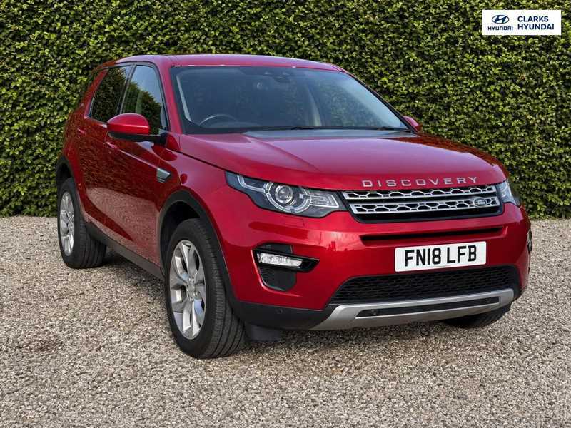 Land Rover Discovery Sport 2.0 Td4 Hse Suv 4Wd Euro 6 Ss Red
