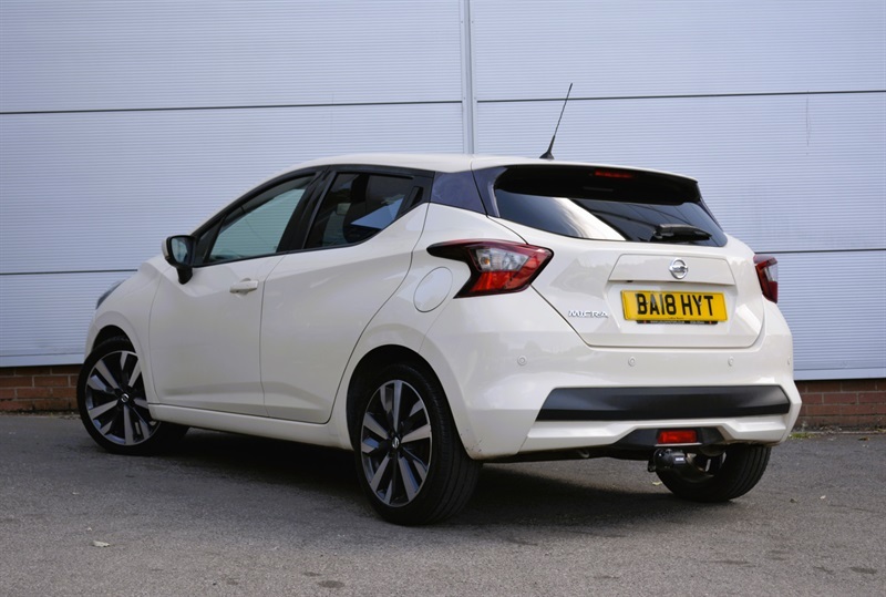 Nissan Micra 1.5 Dci Tekna Hatchback Euro 6 White #4