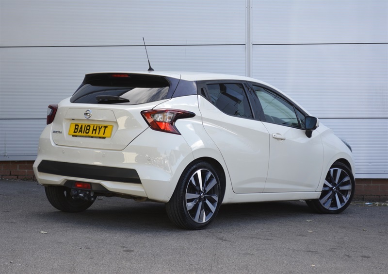Nissan Micra 1.5 Dci Tekna Hatchback Euro 6 White #6