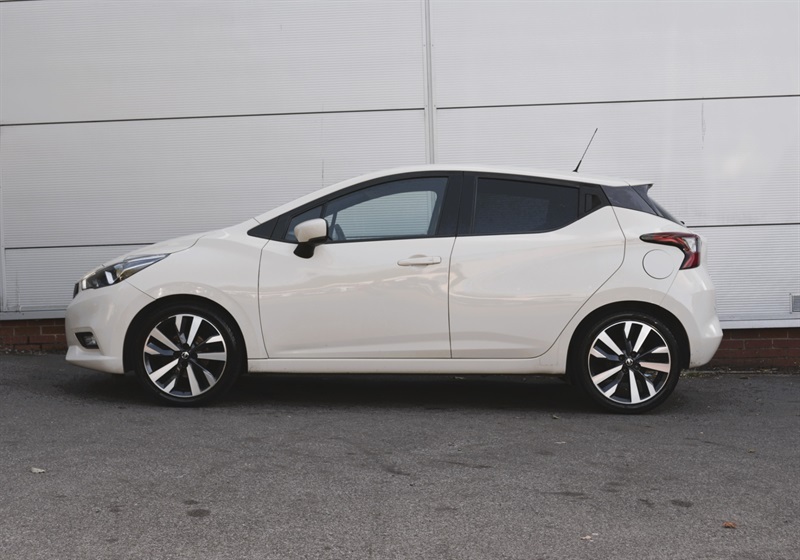 Nissan Micra 1.5 Dci Tekna Hatchback Euro 6 White #3