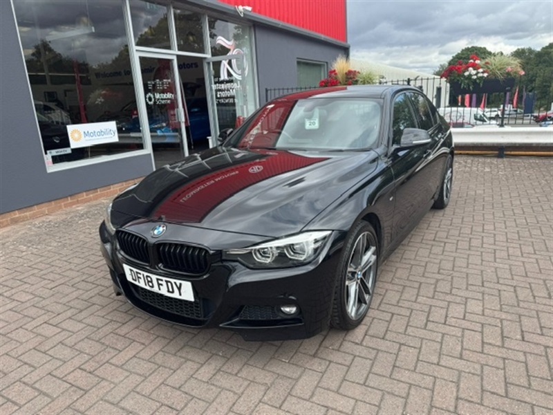 BMW 3 Series 2.0 320D M Sport Shadow Edition Saloon Black #2