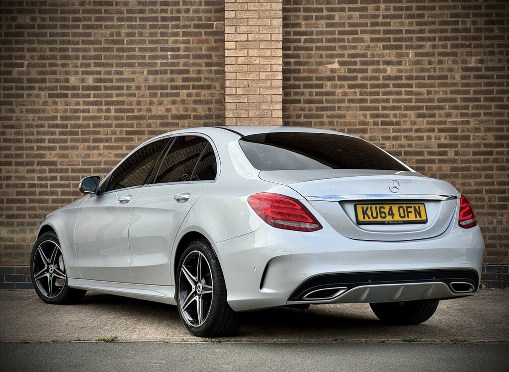 Mercedes-Benz C Class 2.1 C220 Bluetec Amg Line Silver #2