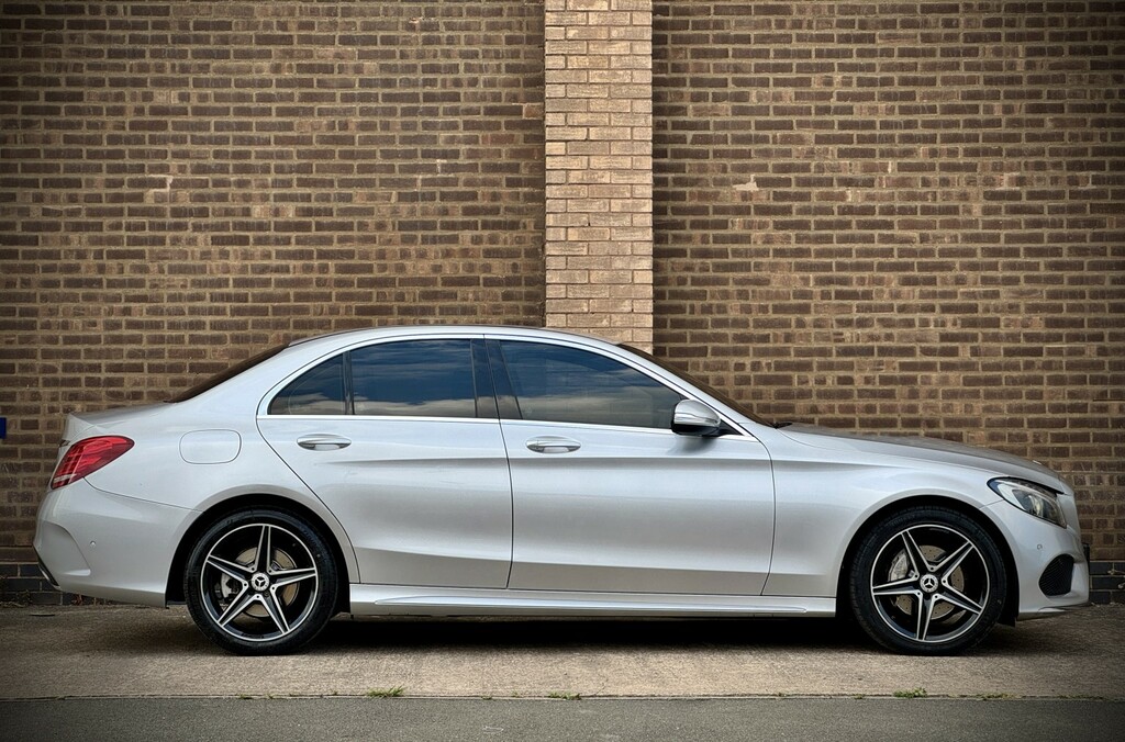 Mercedes-Benz C Class 2.1 C220 Bluetec Amg Line Silver #3