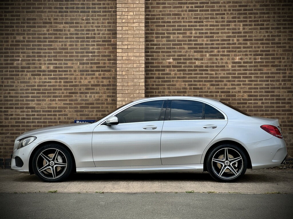 Mercedes-Benz C Class 2.1 C220 Bluetec Amg Line Silver #6