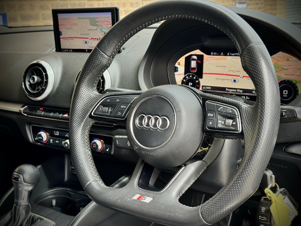 Audi A3 2.0 Tdi S Line Quattro Euro 6 Ss Blue #26