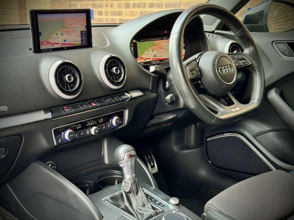 Audi A3 2.0 Tdi S Line Quattro Euro 6 Ss Blue #30