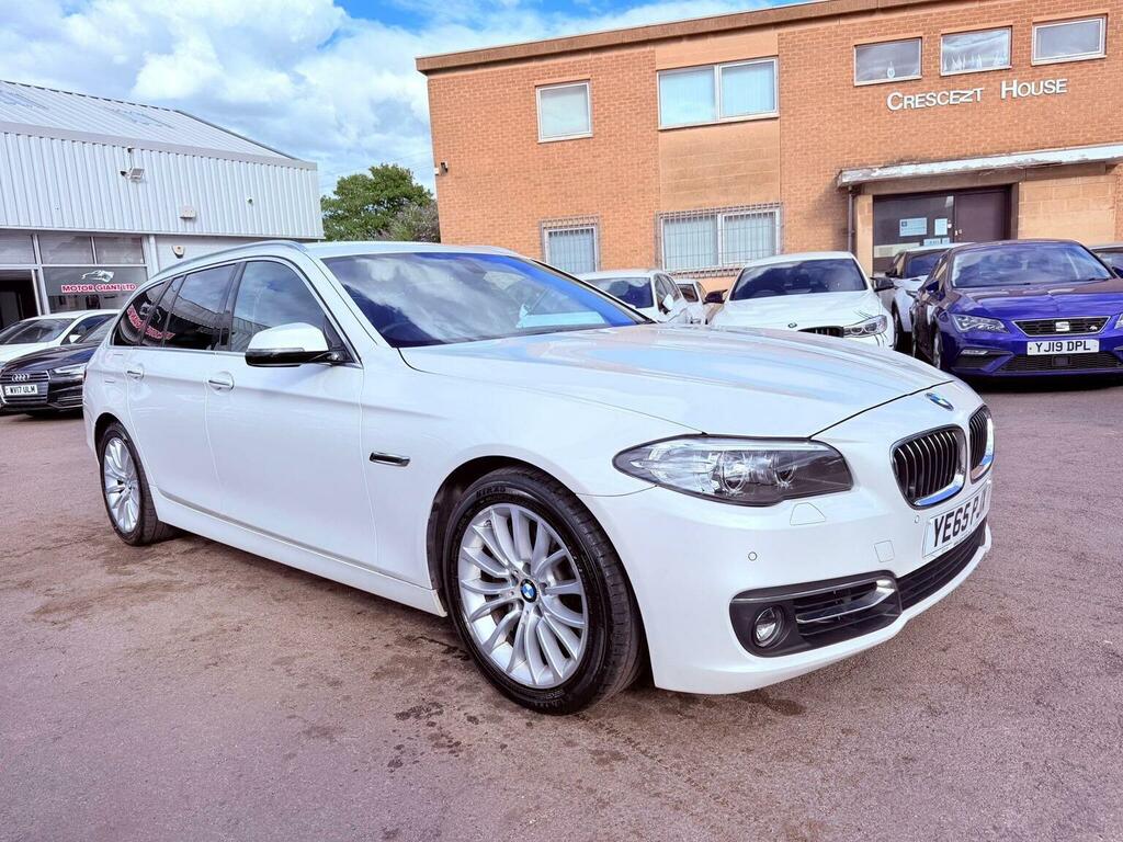 BMW 5 Series 3.0 535D Luxury Touring Euro 6 Ss YE65PJX White #2