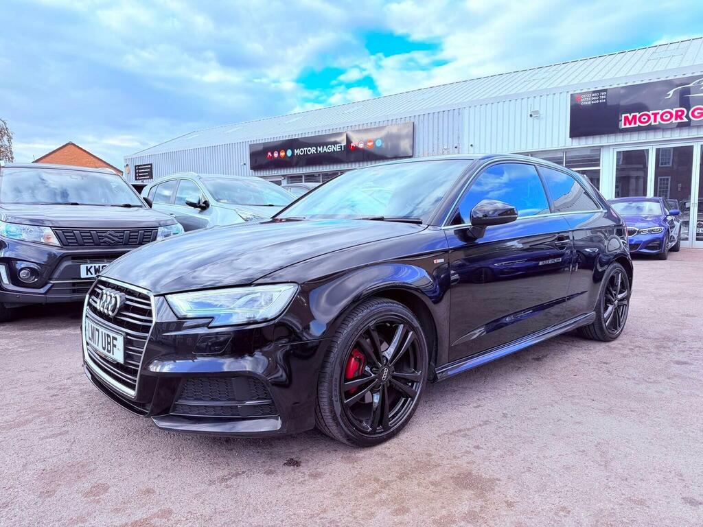 Audi A3 2.0 Tdi S Line S Tronic 6Spd Euro 6 Ss Black