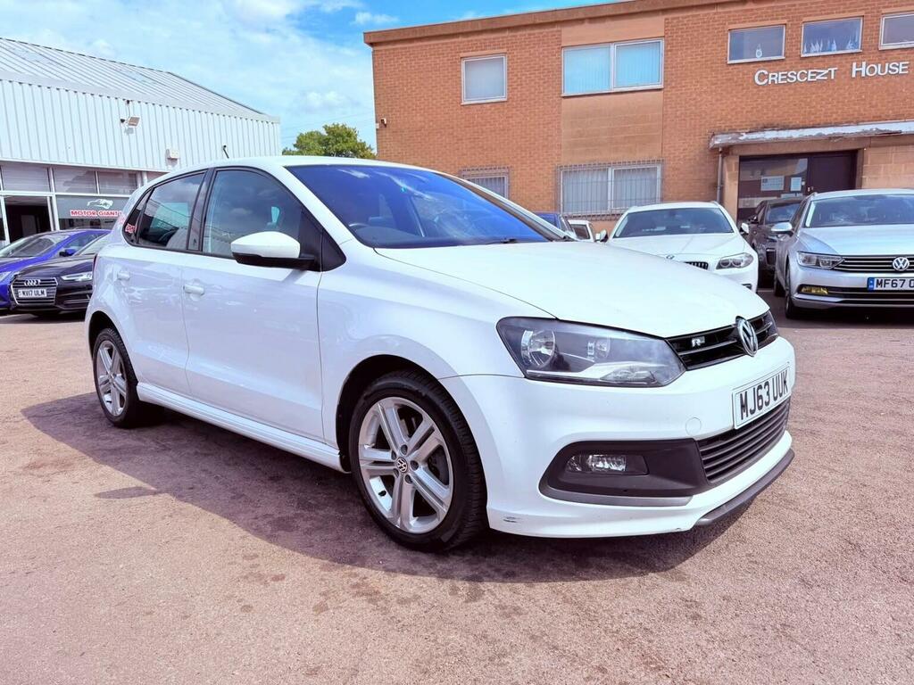 Volkswagen Polo 1.2 Tsi R-line Euro 5 White #2