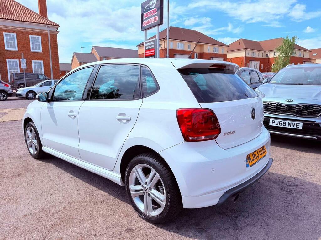 Volkswagen Polo 1.2 Tsi R-line Euro 5 White #4