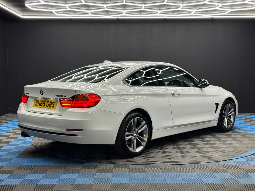 BMW 4 Series 2.0 420D Sport Xdrive Euro 6 Ss White #5