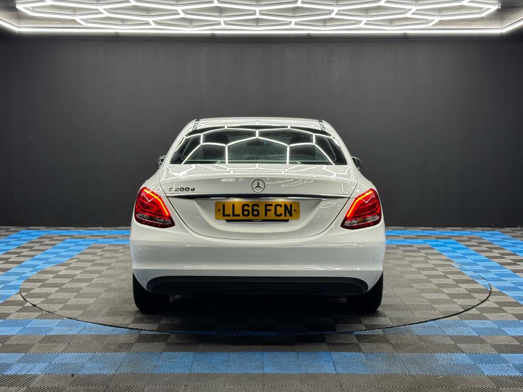Mercedes-Benz C Class 1.6 C200d Se Euro 6 Ss White #6