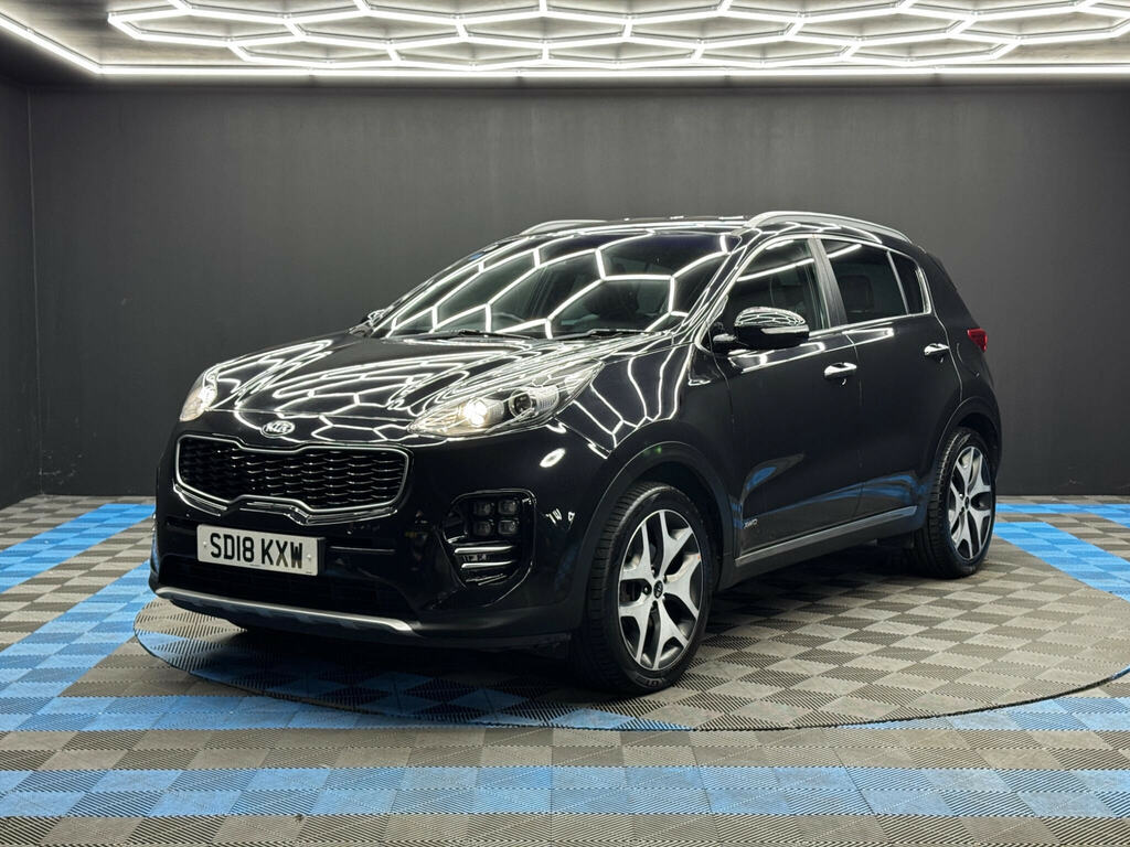 Kia Sportage 1.6 T-gdi Gt-line Awd Euro 6 Black #3