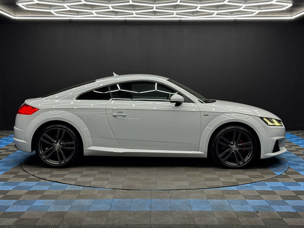 Audi TT 2.0 Tfsi S Line S Tronic Quattro Euro 6 Ss White #4