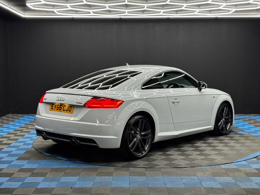 Audi TT 2.0 Tfsi S Line S Tronic Quattro Euro 6 Ss White #5