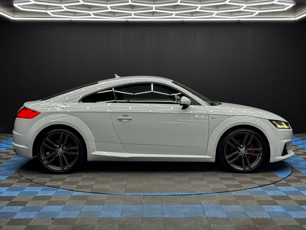Audi TT 2.0 Tfsi S Line S Tronic Quattro Euro 6 Ss White #4
