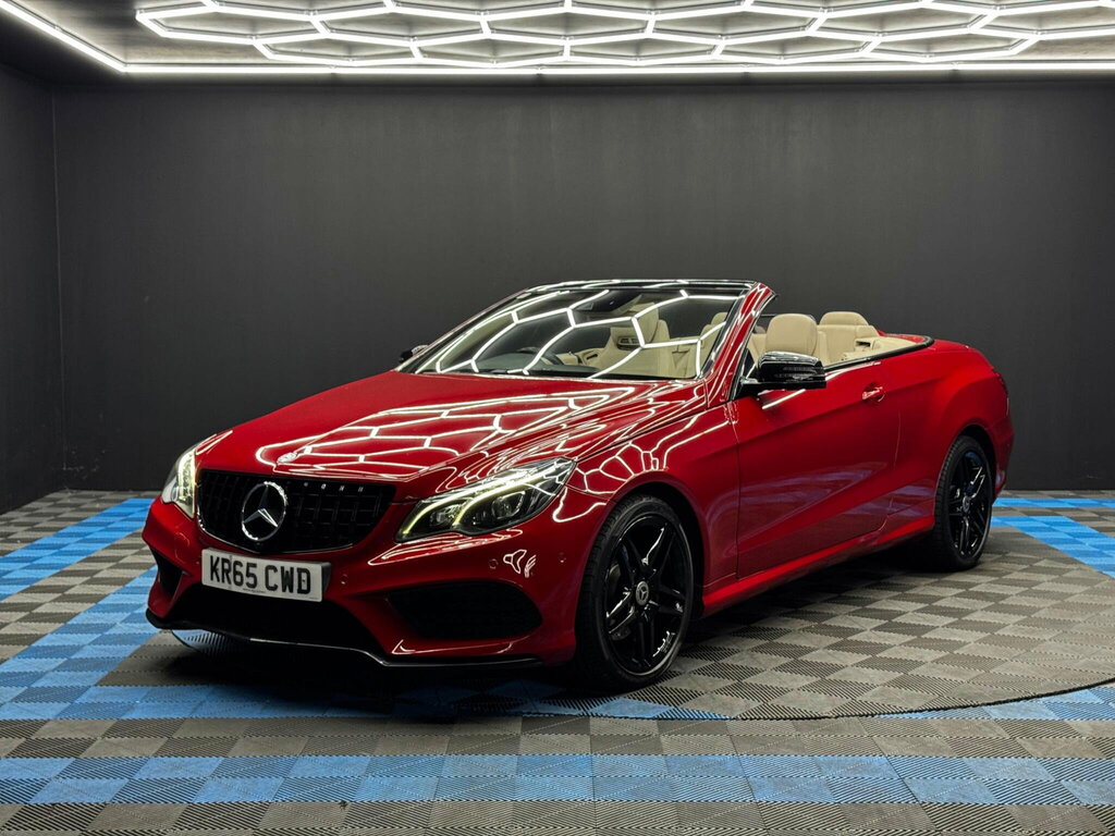 Mercedes-Benz E Class 2.1 E220 Bluetec Amg Line Cabriolet G-tronic Euro Red #3