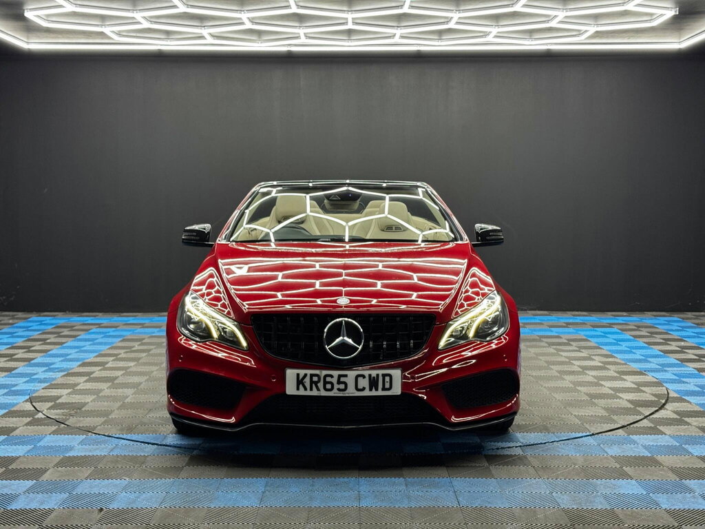 Mercedes-Benz E Class 2.1 E220 Bluetec Amg Line Cabriolet G-tronic Euro Red #2