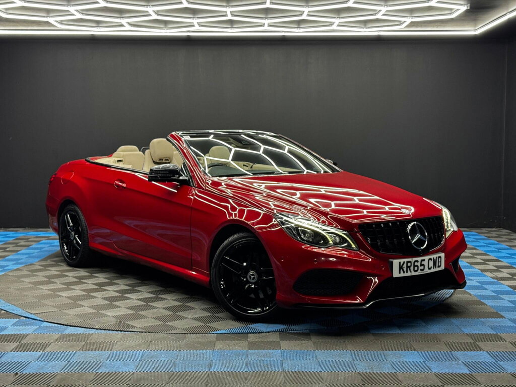Mercedes-Benz E Class 2.1 E220 Bluetec Amg Line Cabriolet G-tronic Euro Red