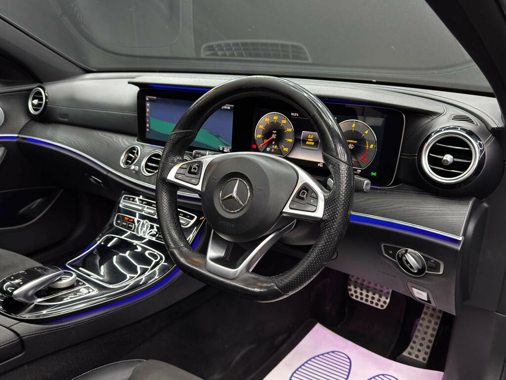 Mercedes-Benz E Class 2.0 E220d Amg Line Premium Plus Cabriolet Di White #9